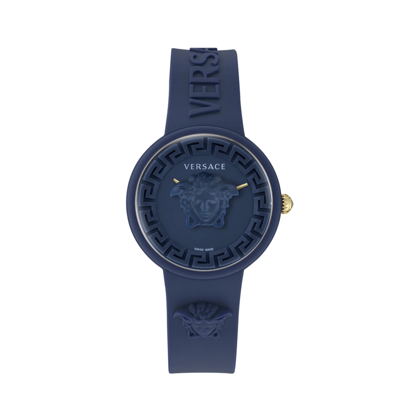 Versace Quarzuhr Quarz Analog Uhr Medusa Pop blau