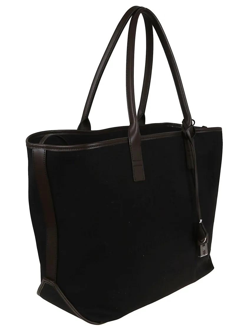 Hogan Shoppers & Totes Script Tote Bag in zwart