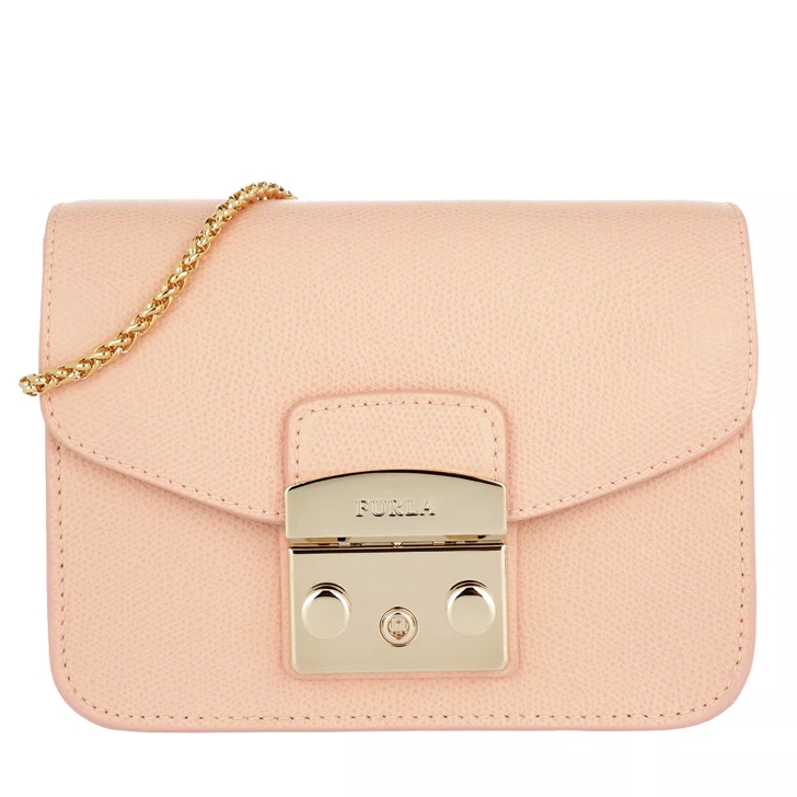 Furla Metropolis Mini Crossbody Rosa Chiaro Crossbody Bag