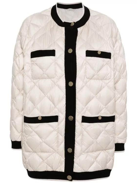 Max Mara - Cardy Quilted Quilt - Größe 42 - white