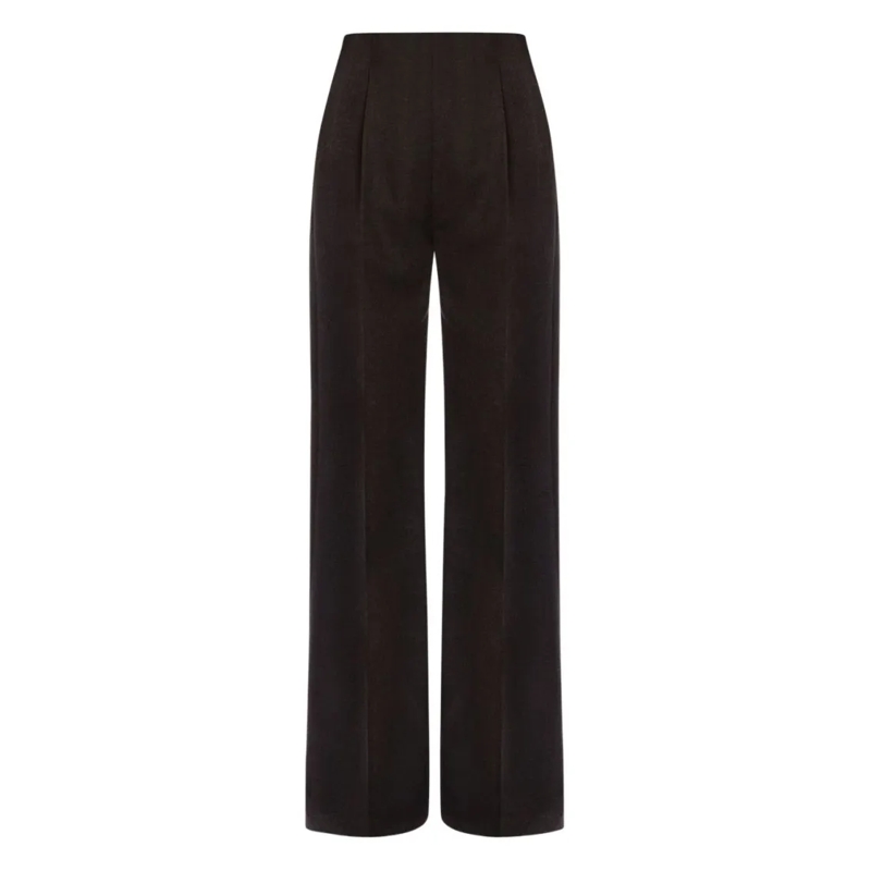 Alberta Ferretti Broek Trousers Black schwarz