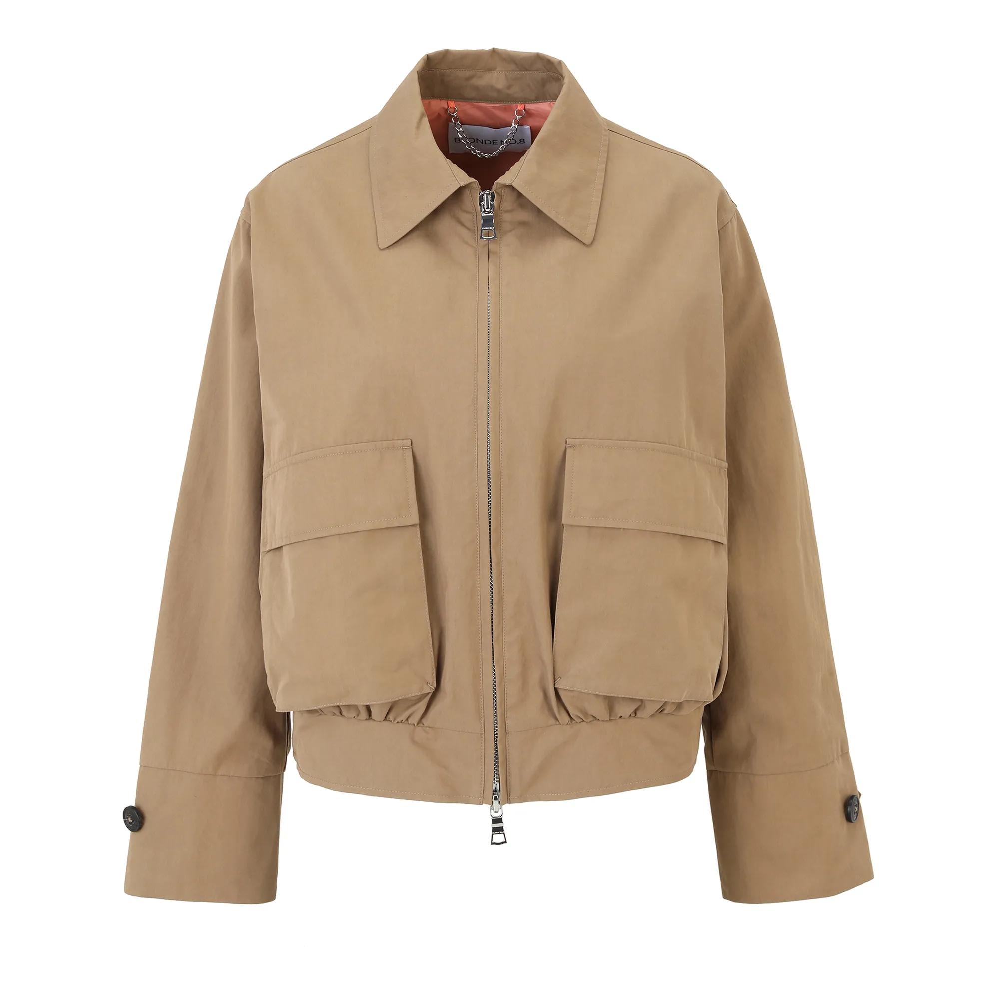 Thumbnail - Blonde No8 - Overjacket MONTANA - Größe 34 DAMEN - cognacbraun