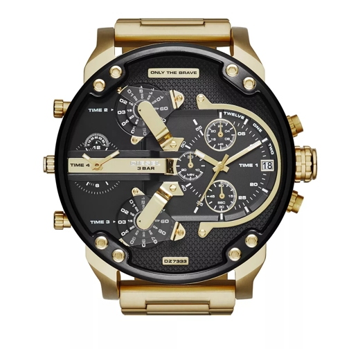 Diesel Mr. Daddy 2.0 Multifunction Stainless Steel Watch Gold Chronographe