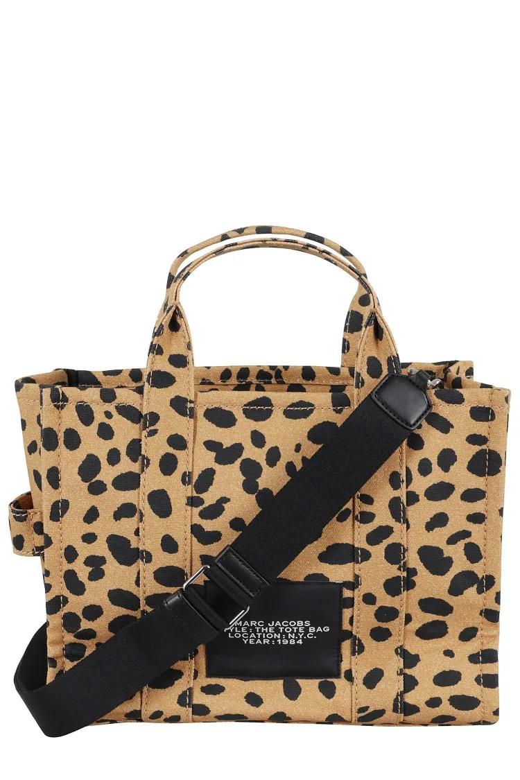 Marc Jacobs Totes & shoppers Leopard Print Canvas Medium Tote in bruin