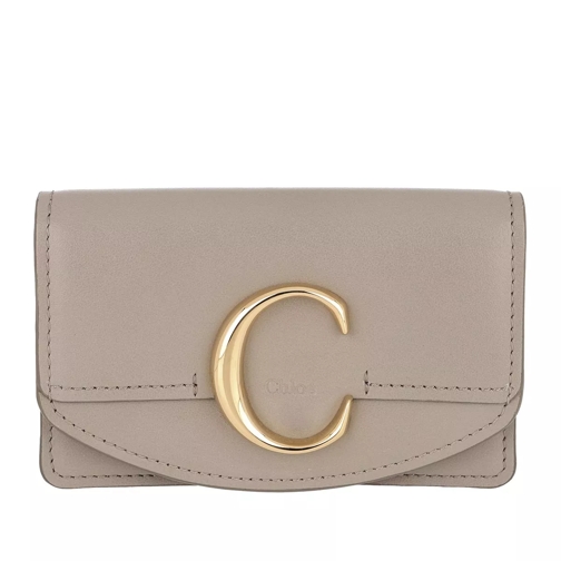 Chloé Tess Credit Card Holder Grey Korthållare
