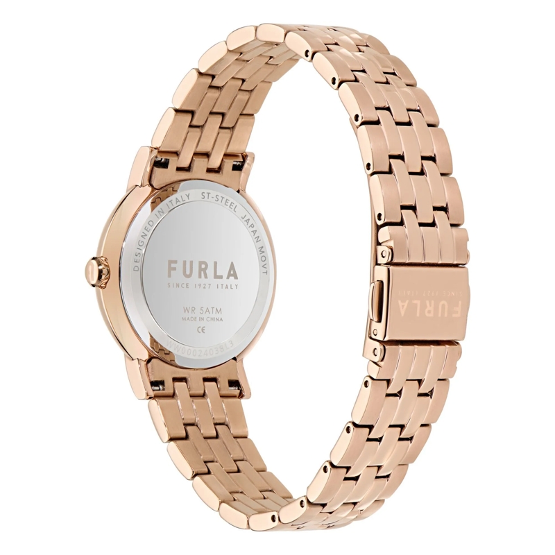Furla Quarzuhr Quarz-Analoguhr Furla Easy Shape rosa(Image 3)