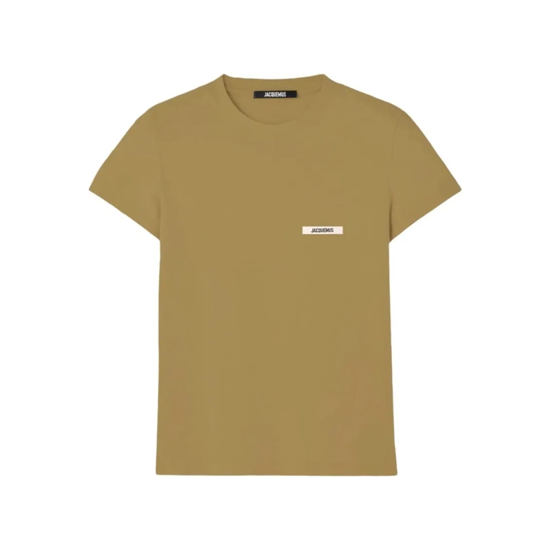 Jacquemus T-shirt Boxy Silhouette Beige Top Neutrals
