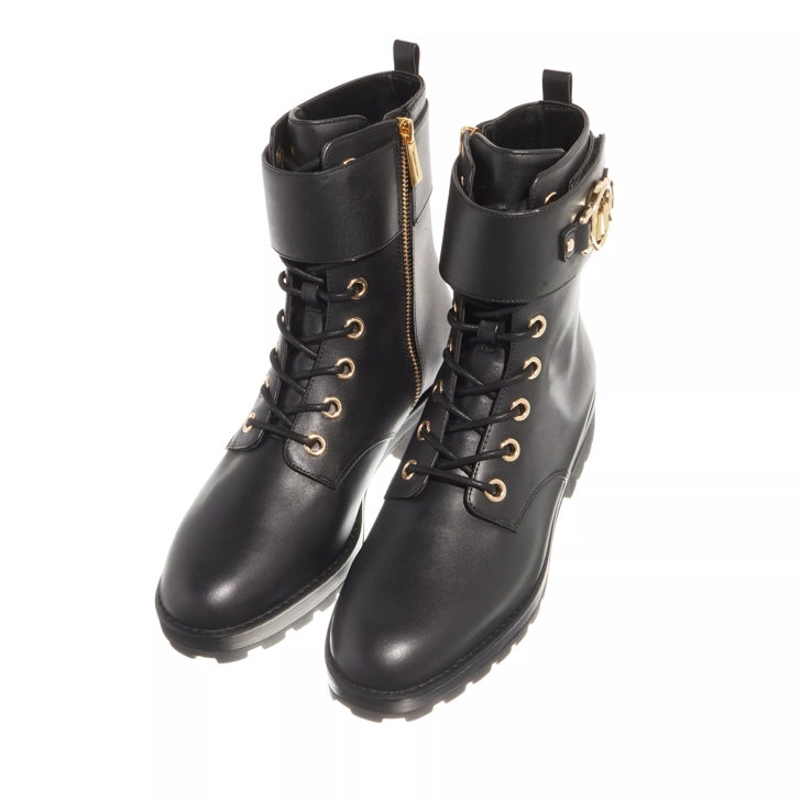 Michael kors black and deals gold boots