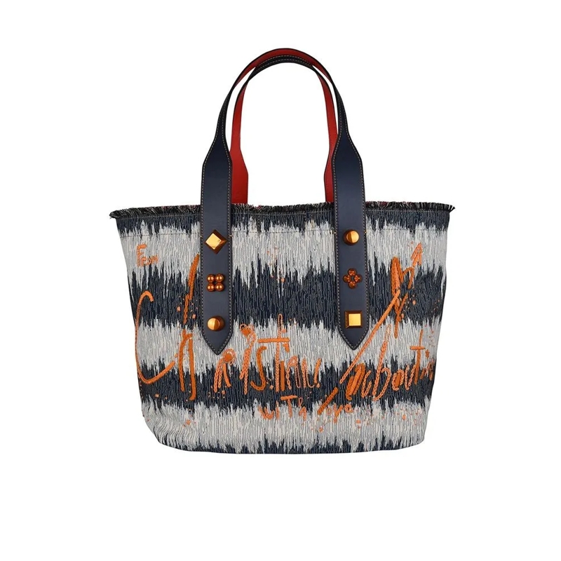 Christian Louboutin Tote Frangibus Medium Tote Bag Grey