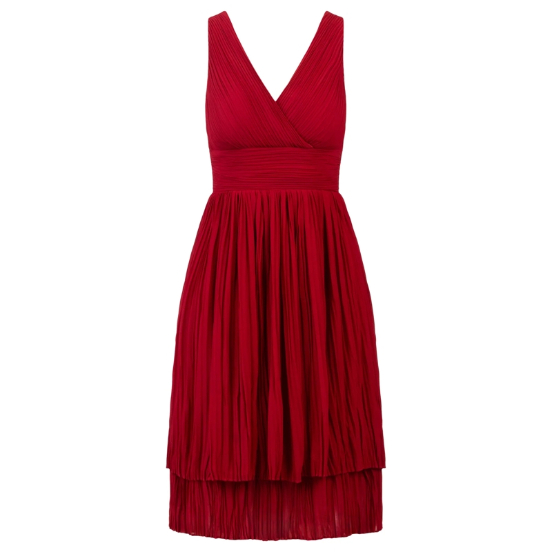 Kraimod Midikleid Cocktailkleid rot