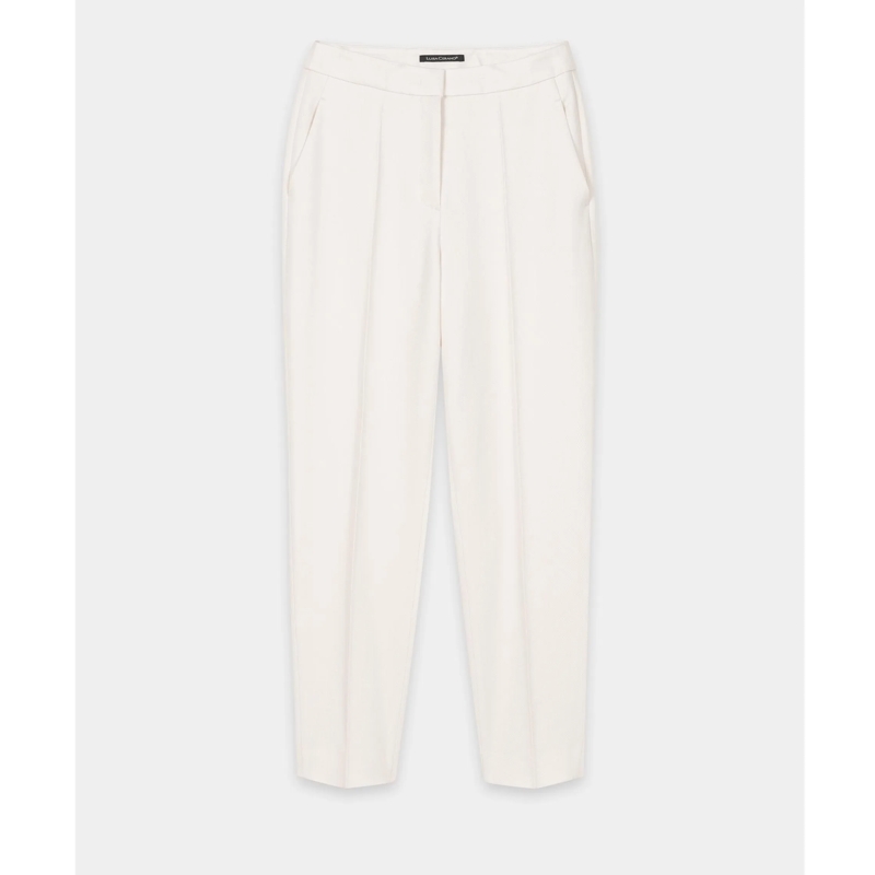 Luisa Cerano Hose Twill-Tapered-Pants cream