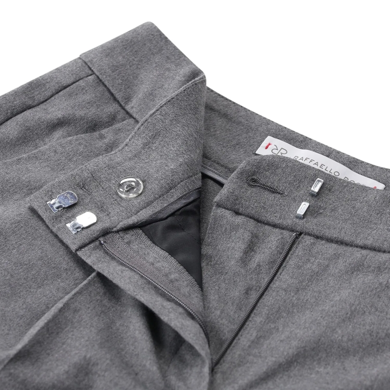 Raffaello Rossi Hose Hose Willow aus Viskose-Woll-Mix grau(Image 3)