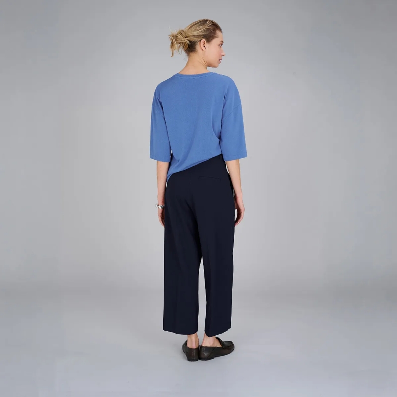 True Religion Hose - Engwerdenes, verkürztes Bein- Bund- und Bügelfa blau(Image 4)
