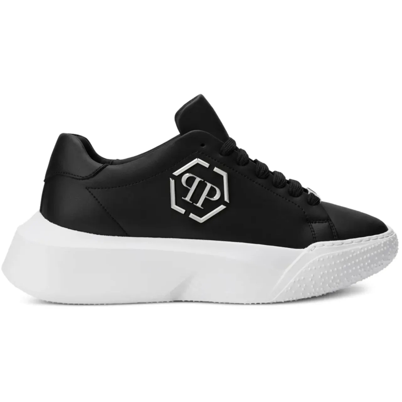 Philipp Plein Low-Top-Sneaker Godzilla Hexagon Logo Chunky Sneakers schwarz