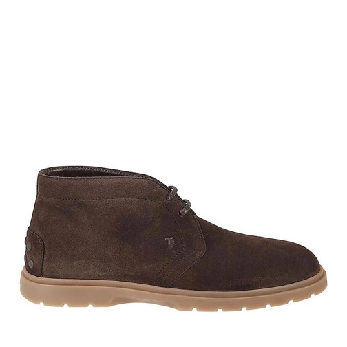 Tod's sneaker basse Boots Desert Donkerbruin schwarz