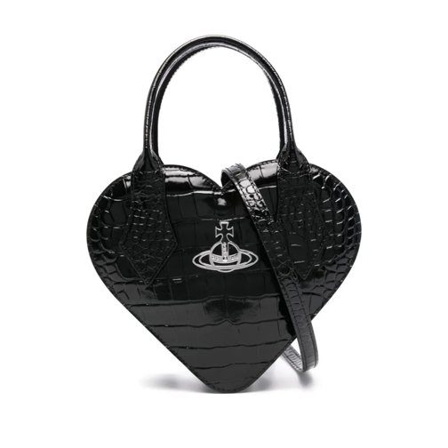 Vivienne Westwood Schoudertas Black Josephine Heart Bag Black