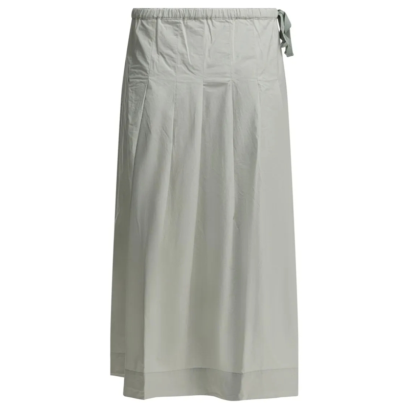 SOEUR Minirok Knee-Length Cotton Skirt Grey