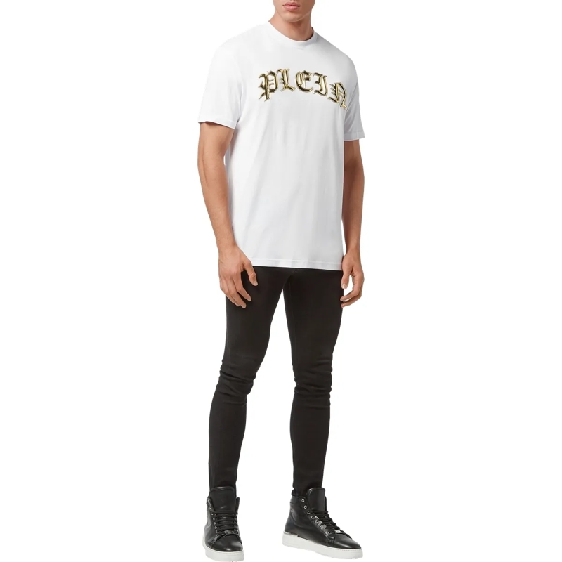 Philipp Plein T-Shirt T-Shirt Gothic Plein weiss(Image 5)