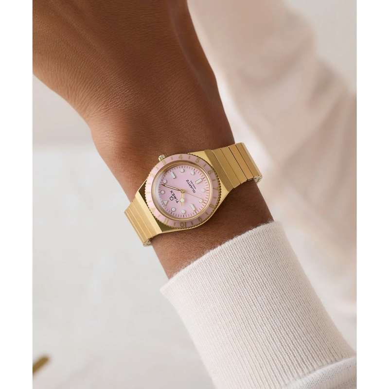 Timex Quarzuhr Quarz-Analoguhr Q Timex Mini pink(Image 6)