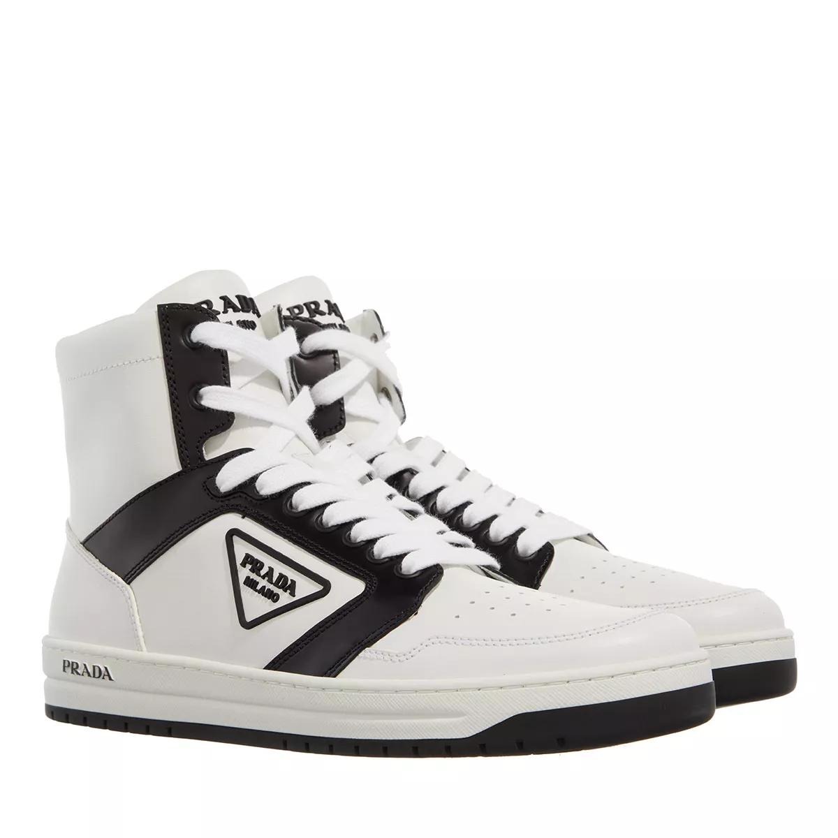 Prada High Top Sneakers White/Black | High-Top Sneaker