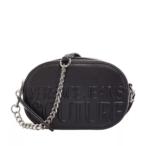 Versace Jeans Couture Institutional Logo Black Camera Bag