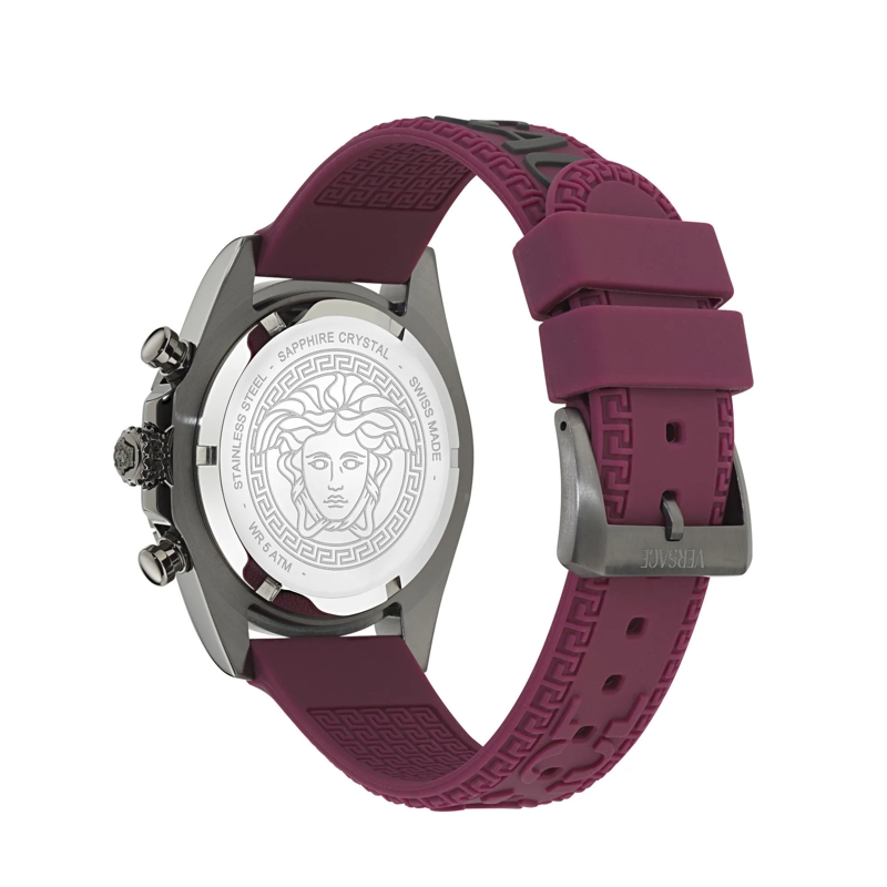 Versace Chronograph Quarz-Chronographenuhr Versace Fornax burgundy(Image 2)