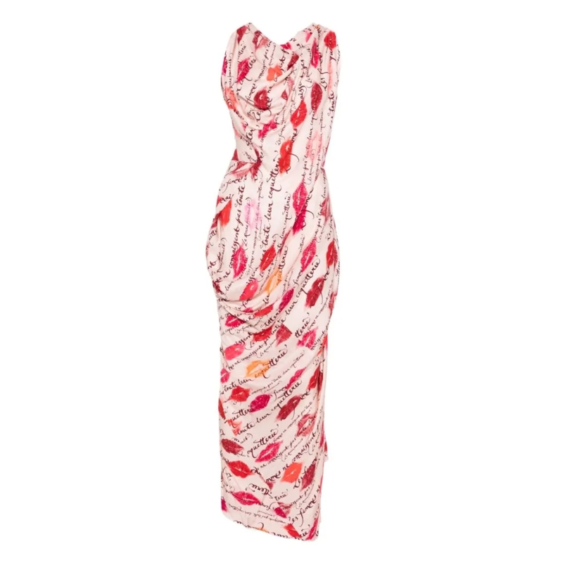 Vivienne Westwood  Pink Draped Dress Pink