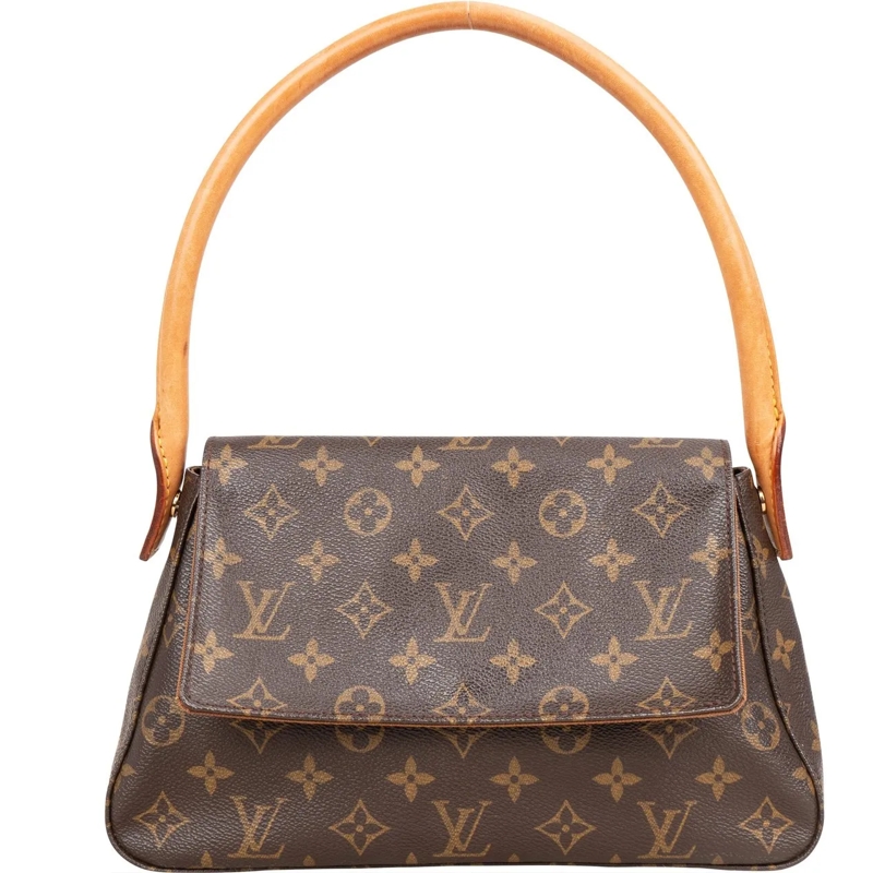 Louis Vuitton Tote Louis Vuitton Canvas Monogram Looping PM Shoulder  braun