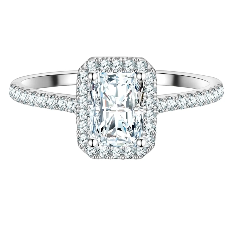 Trilani Ring Sterling Silber Ring Zirkonia silber