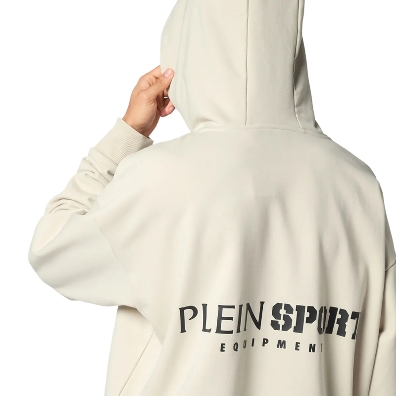 Plein Sport Top Hoodie Scratch grau(Image 10)