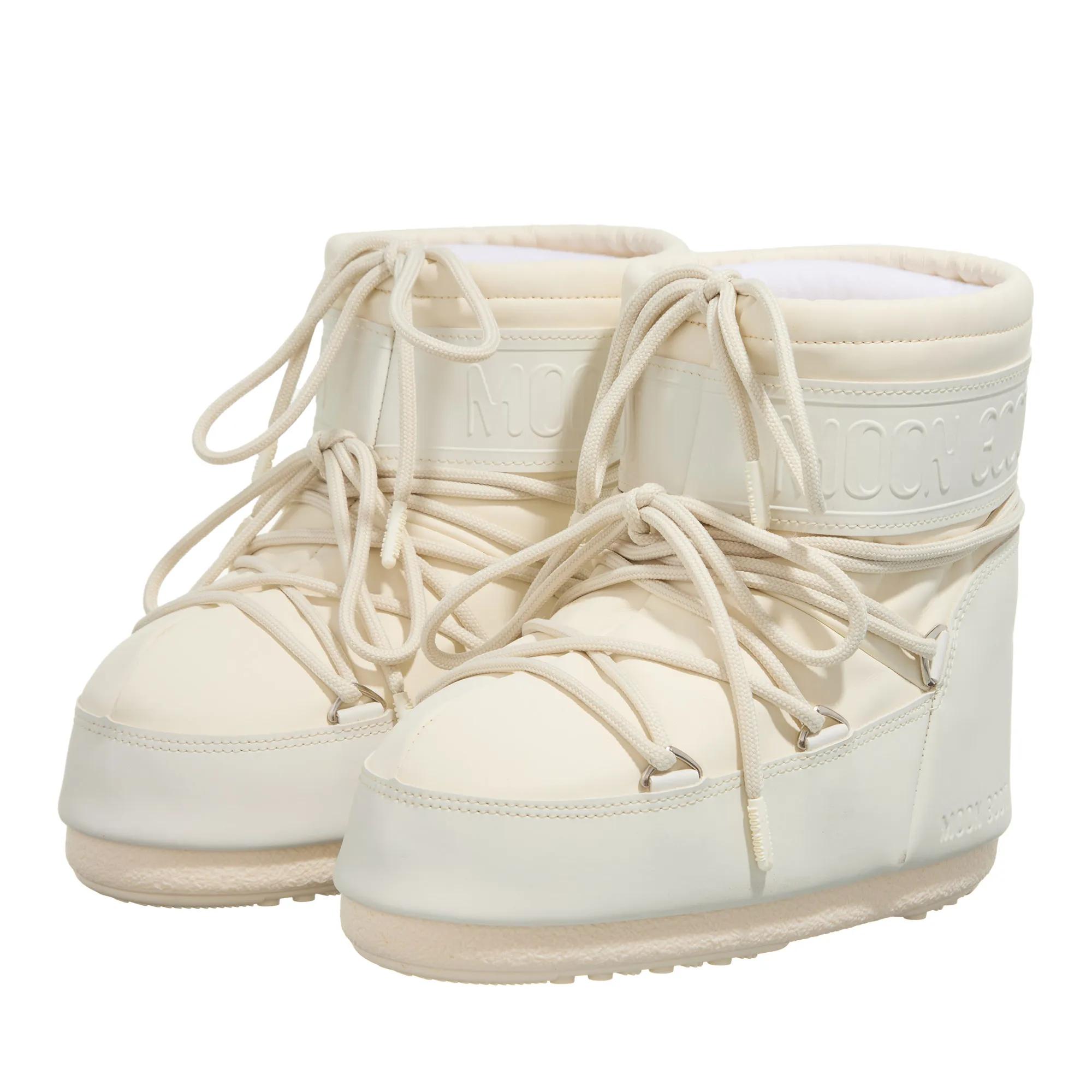 Moonboot Boots & Stiefeletten - Mb Icon Low Rubber - Gr. 33_35 - in Creme - für Damen