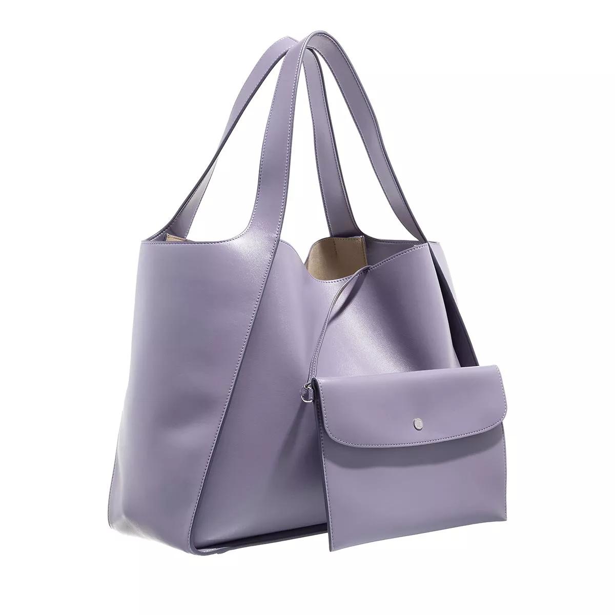 Stella Mccartney Totes Logo Tote Bag Leather in paars