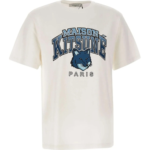 Maison Kitsune T-Shirts Maison Kitsune' T-shirts And Polos White weiß