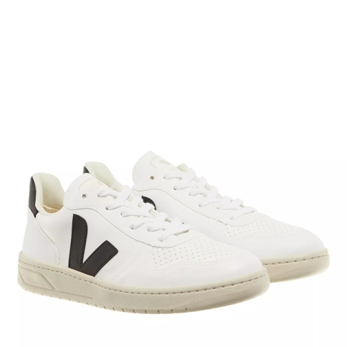 Veja V-10 Cwl White Black Low-Top Sneaker