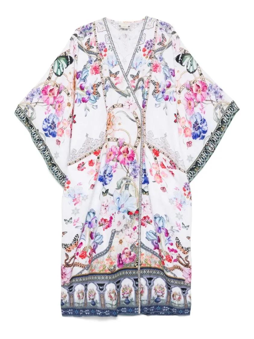 Thumbnail - Camilla - Monserrate Magic Midi Dress - Größe ONE SIZE - bunt