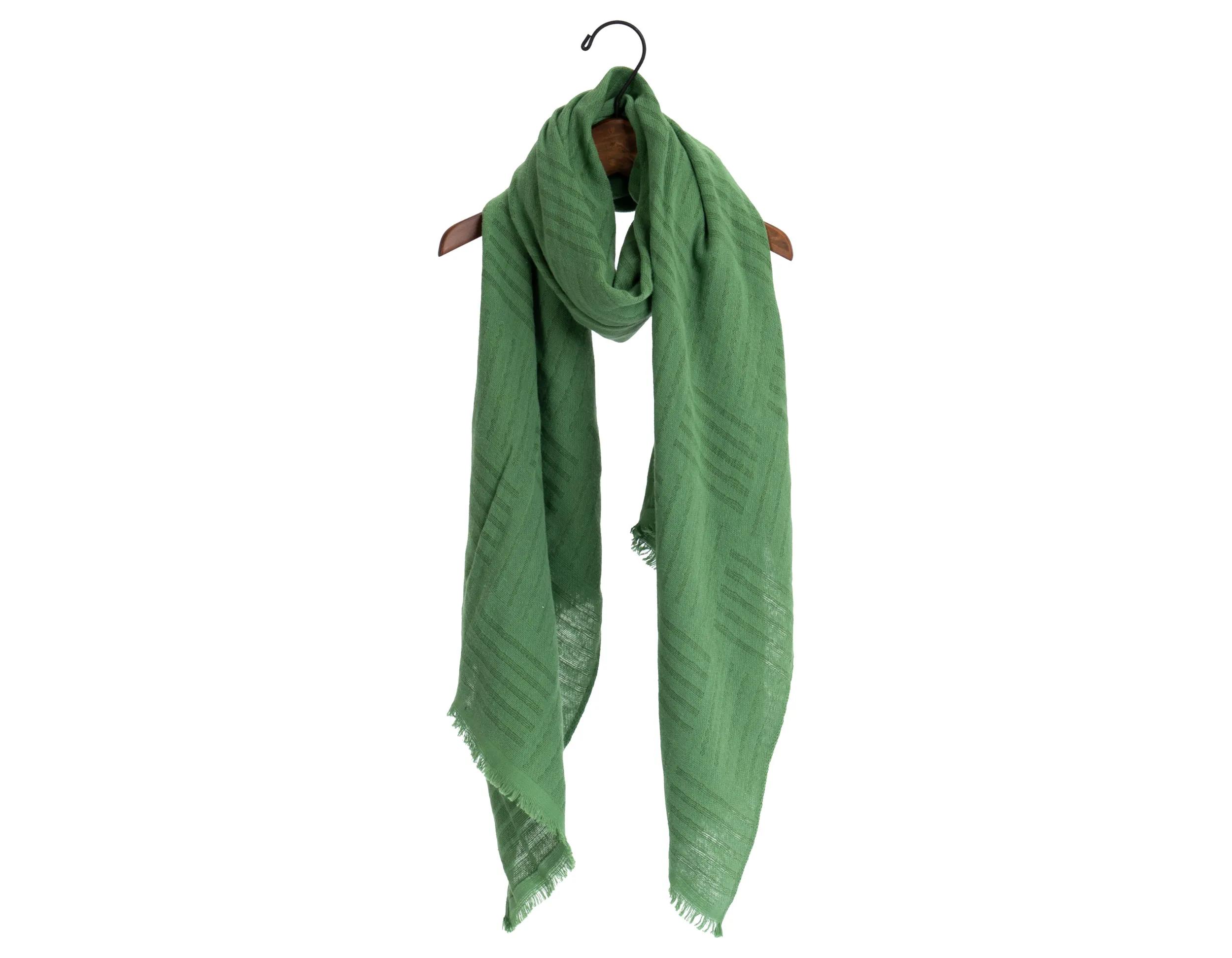 Fukuroya Tücher & Schals - thies 1856 ® x Fukuroya Shizuku Stole matcha dyed - Gr. unisize - in Grün - für Damen