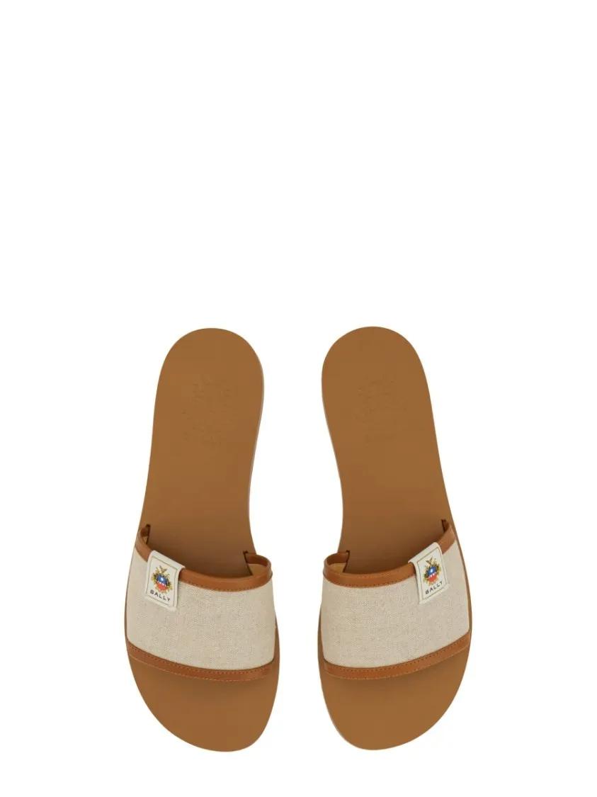 Thumbnail - Bally Sandalen - "Sollie" Slide Sandals - Gr. 40 (EU) - in Beige - für Damen