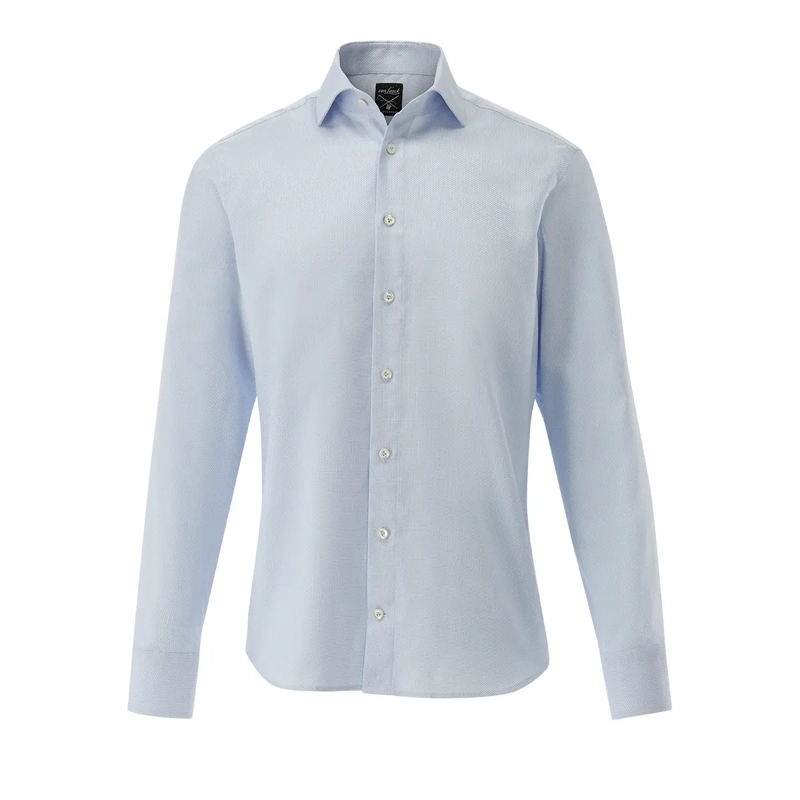 VAN LAACK Hemd Hemd Tailor Fit Dessiniert blau