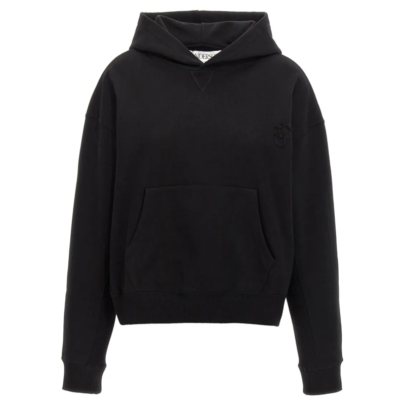 J.W.Anderson  Anchor Logo' Hoodie Black