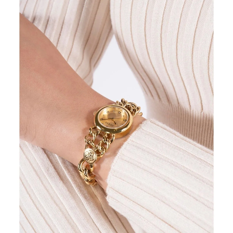 Guess Quarzuhr Quarz-Analoguhr Vienna gold(Image 5)