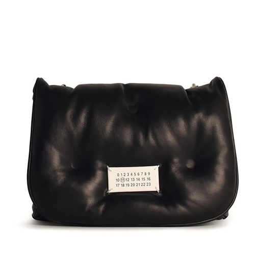 Maison Margiela Sac à bandoulière Glam Slam' Black Leather Crossbody Bag Black