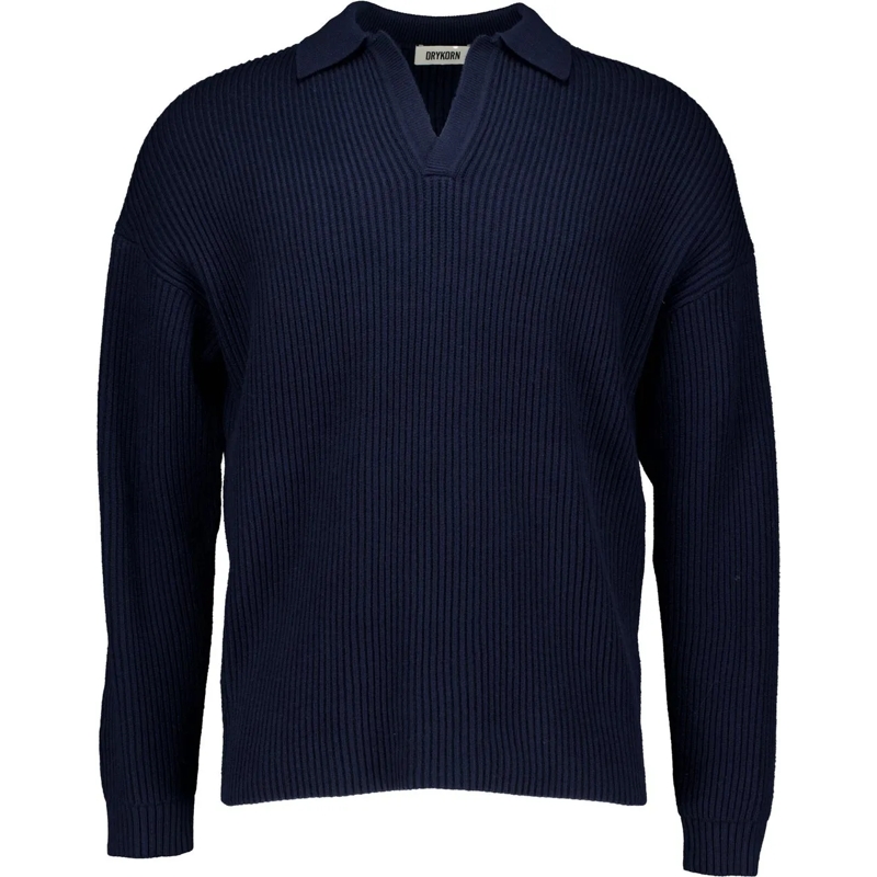 DRYKORN Gilet Drykorn  Truien Blauw 420177 Rustino blau