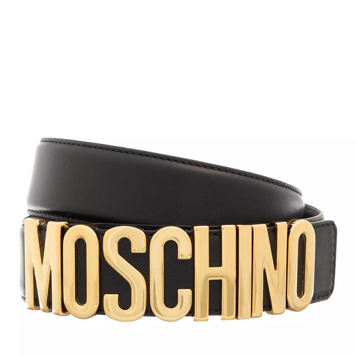 Moschino Gürtel - Belts - Gr. 75 - in Schwarz - für Damen