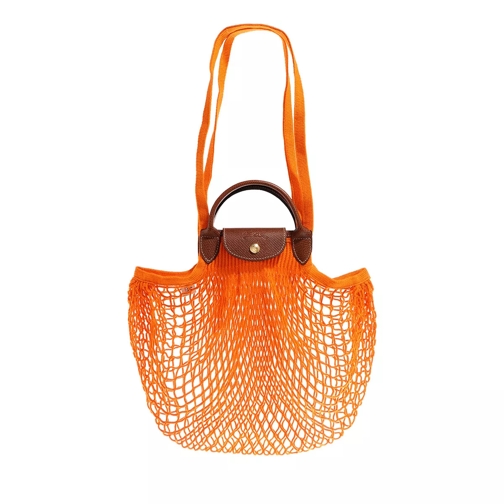 Longchamp Le Pliage Filet Top handle bag Orange Tote