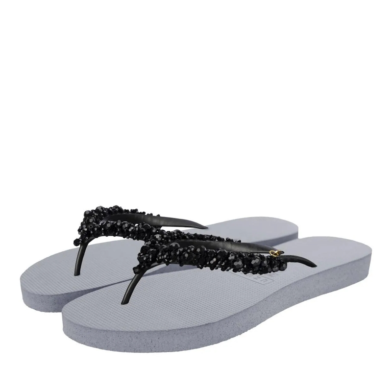 UZURII Flip Flops Zehentrenner Lizzy silber