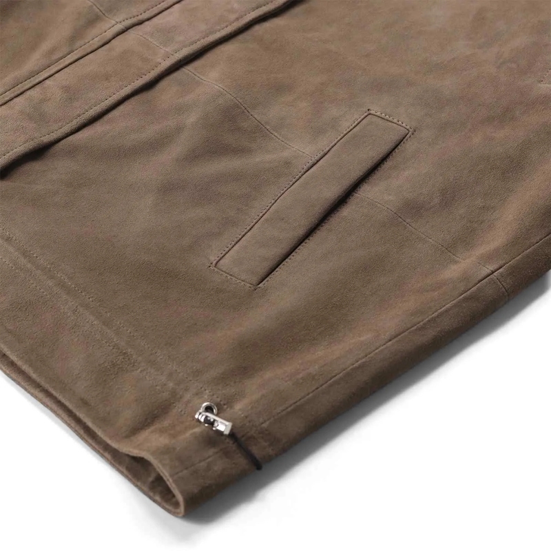 Rotate Veste de transition Oversized Lederjacke braun(Image 5)