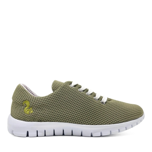 thies lage-top sneaker thies ® Cornrunner II olive | vegan aus Mais gefer mehrfarbig