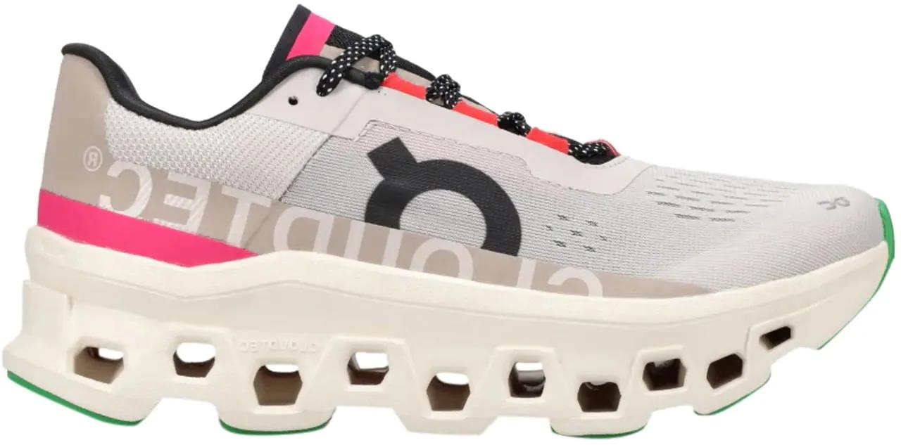 ON RUNNING Low-Top Sneaker - Flat Shoes Silver Ivory - Gr. US_8 - in Silber - für Damen