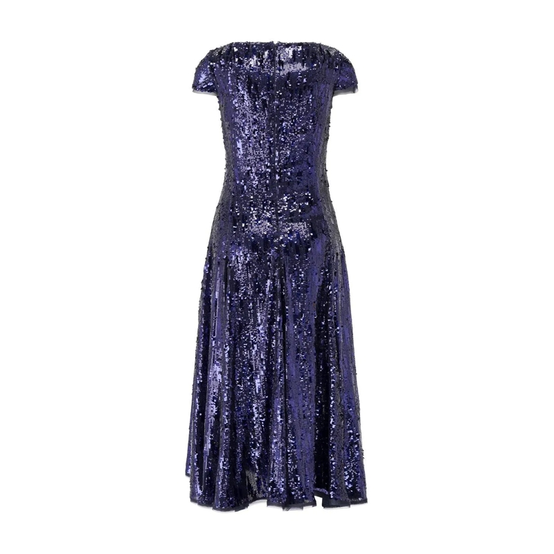 Talbot Runhof Abendkleid Abendkleid mit Pailletten blau(Image 2)