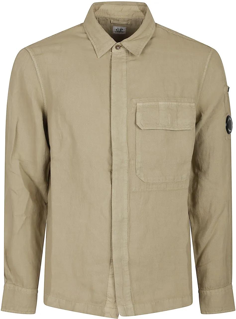 Thumbnail - CP Company - Lens Overshirt Brown - Größe XL - braun